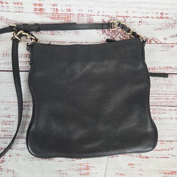 Kate Spade Jackson Street Melisse Handbag Black Leather Crossbody Purse Timeless - Picture 8 of 16